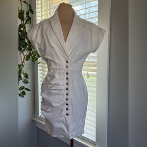 Retrofete Gia Denim Mini Dress Size Medium